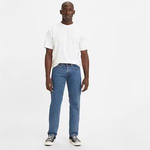 Levi’s Authentic Red Tag 505 Regular Fit Jeans Medium Stone Wash 36x30